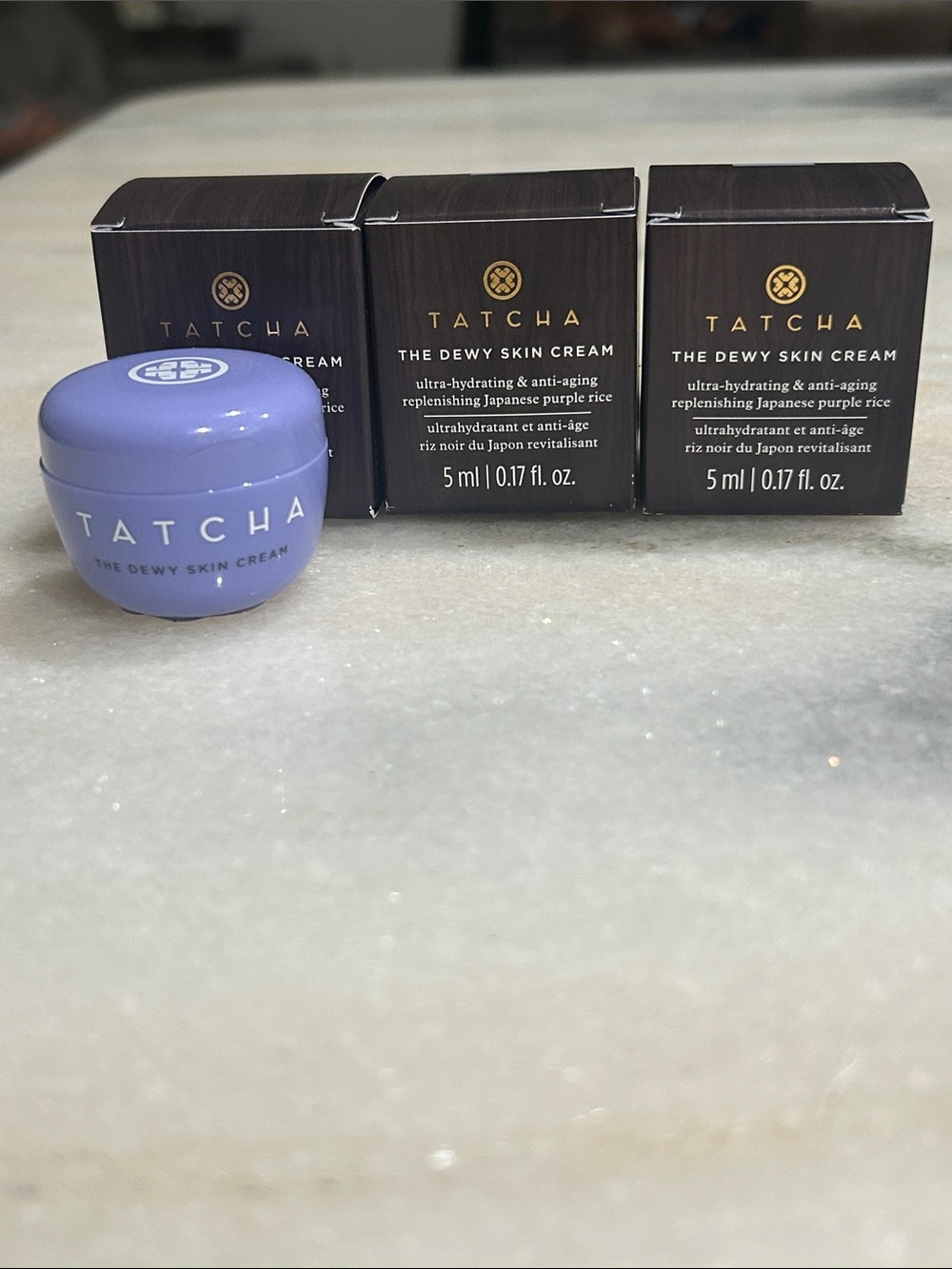 Tatcha Dewy Skin Cream Mini - 3 mini tatcha 5 ML each